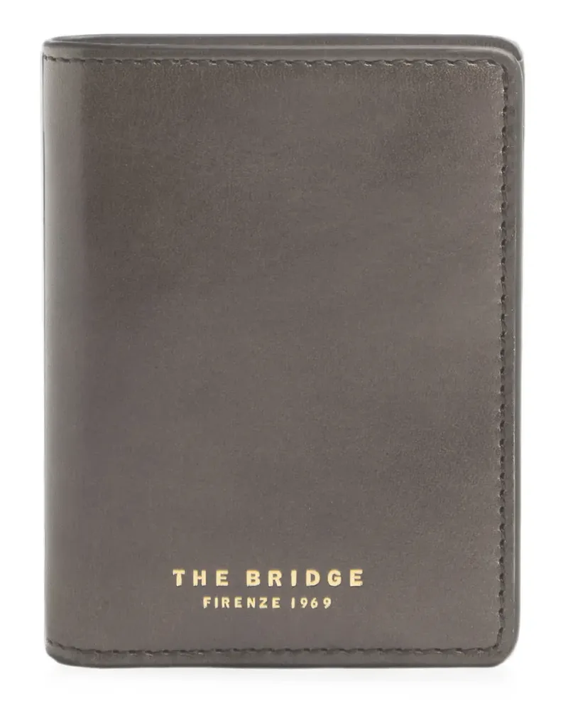 The Bridge Portemonnaie aus Leder - Grau Grau