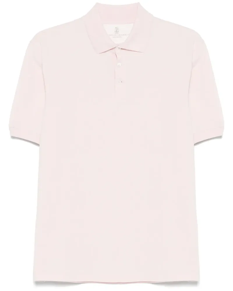 Brunello Cucinelli Klassisches Poloshirt - Rosa Rosa