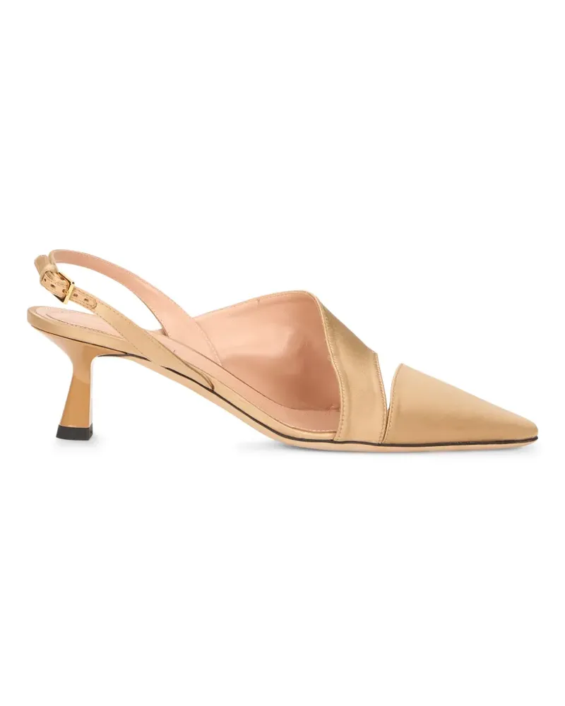 Alberta Ferretti Spitze Slingback-Pumps - Nude Nude
