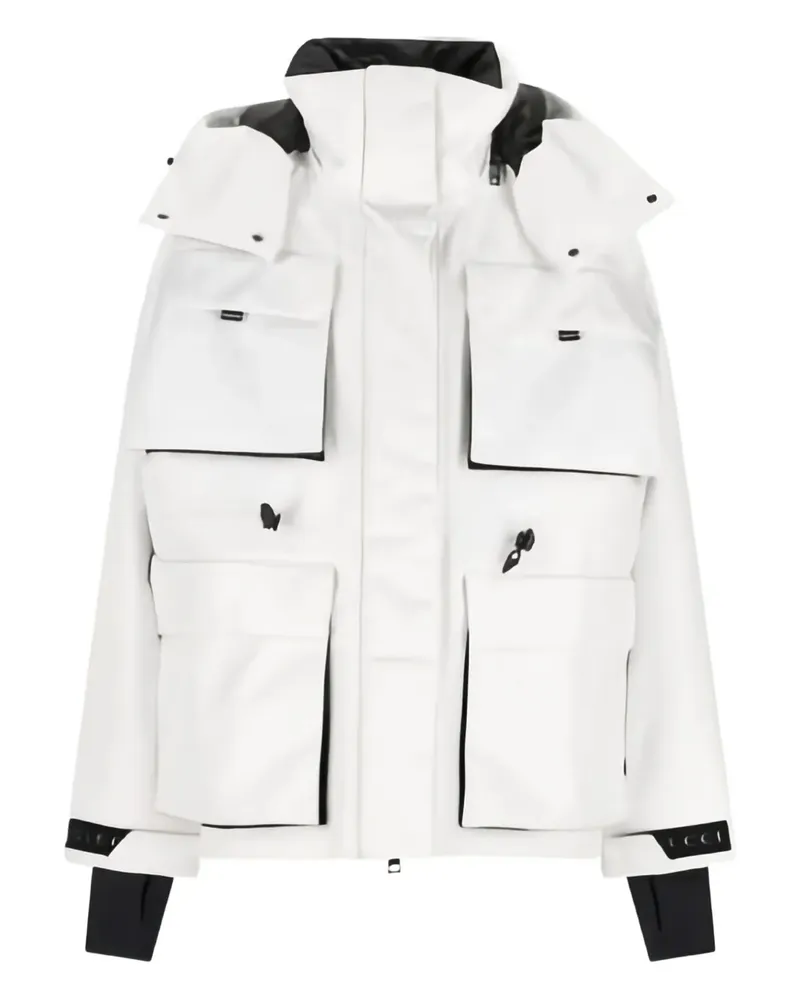 Gucci Kapuzenjacke mit Taschen - Weiß Weiß