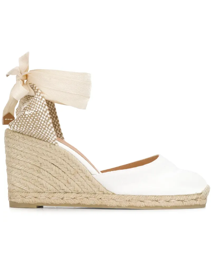 Castañer Carina' Wedge-Espadrilles - Weiß Weiß