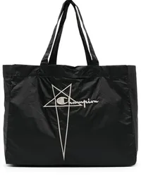 Rick Owens Shopper mit Logo-Stickerei Schwarz