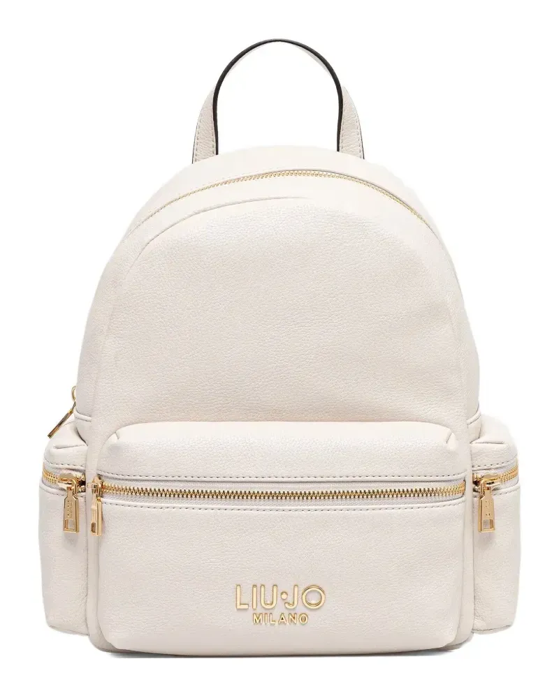 Liu Jo Rucksack mit Logo - Nude Nude
