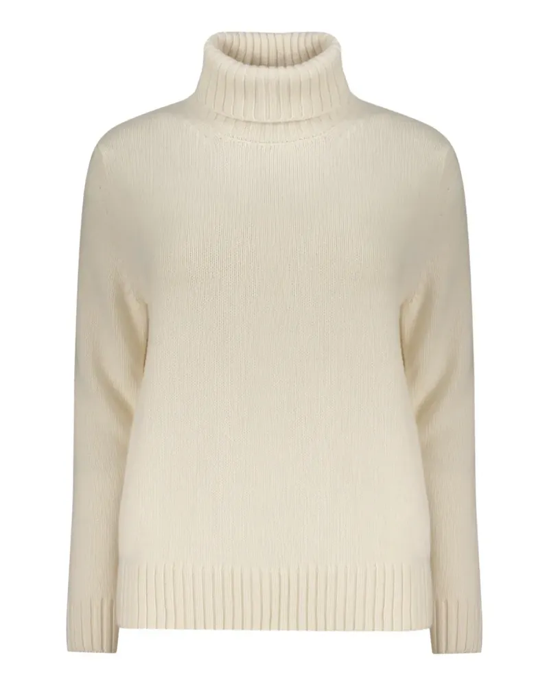 MOORER roll-neck knitted sweater - Weiß Weiß