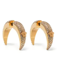 Versace Galaxy moon earrings Gold