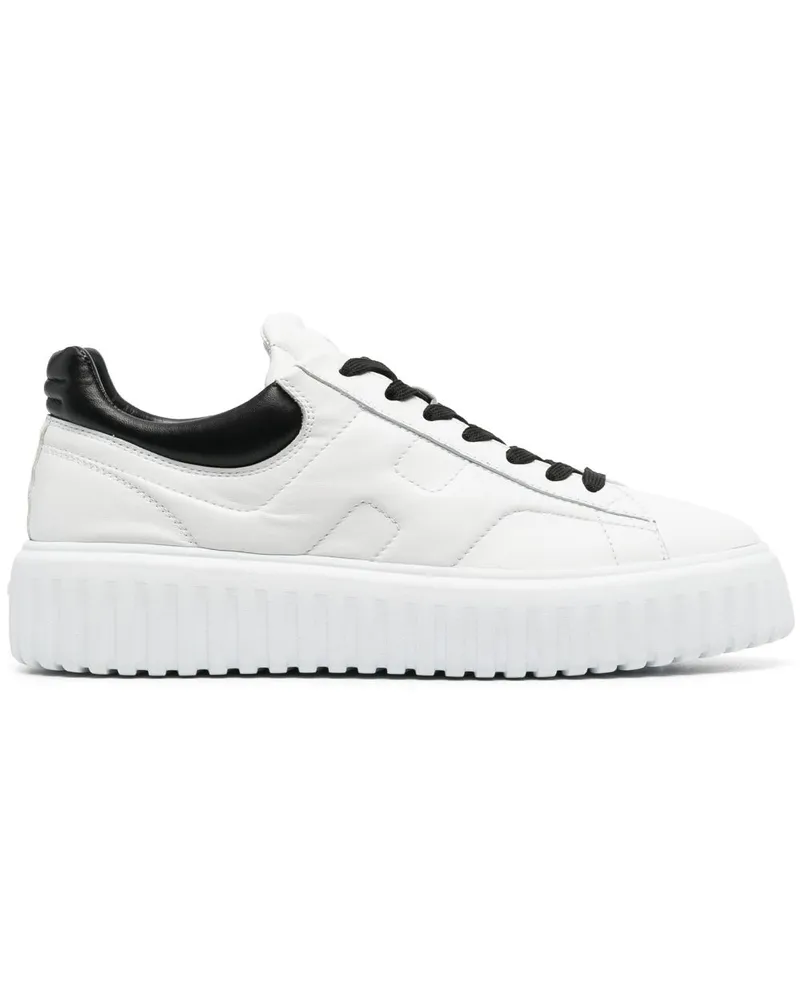 Hogan Sneakers mit H-Streifen - Weiß Weiß