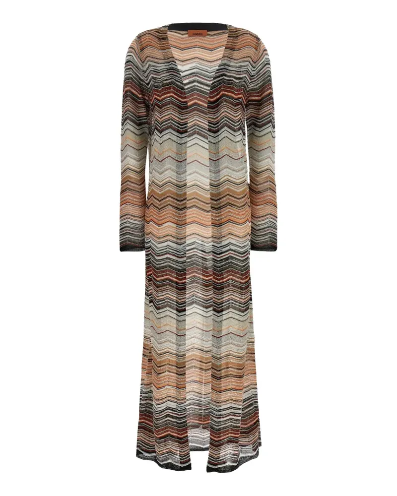 Missoni chevron sequin-appliqué cardi coat - Nude Nude