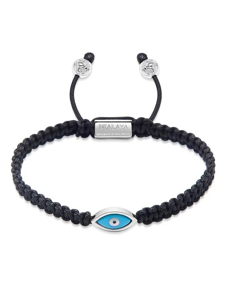 Nialaya Geflochtenes Armband - Schwarz Schwarz