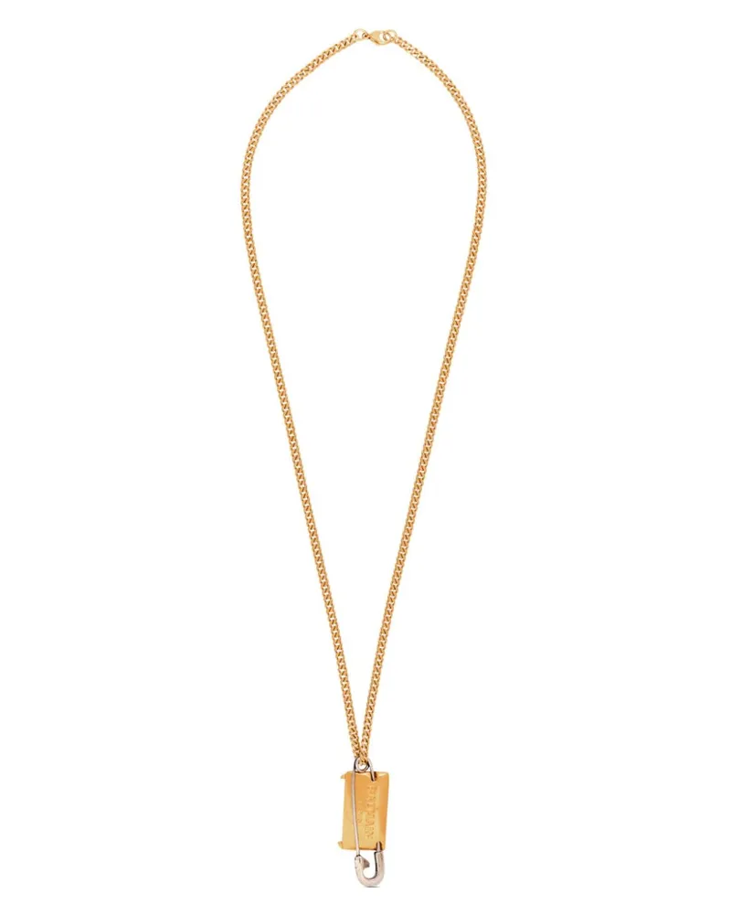Balmain Halskette aus Sicherheitsnadeln - Gold Gold