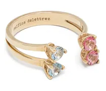 18kt yellow gold Dots ring