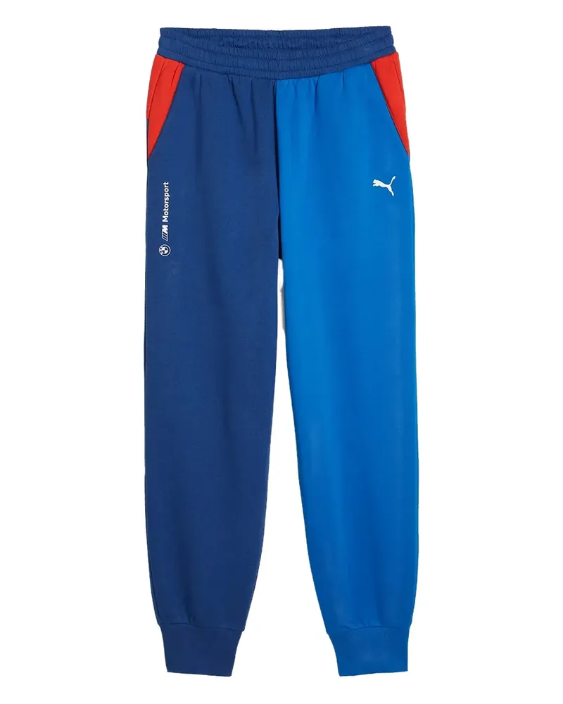 Puma x BMW Motorsport Hose in Colour-Block-Optik - Blau Blau