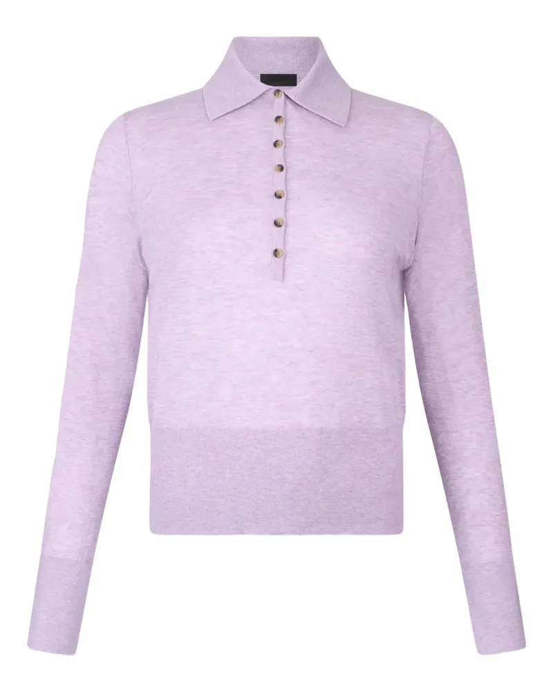 Liu Jo Geripptes Poloshirt - Violett Violett