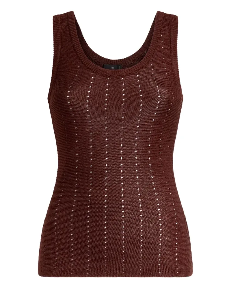 Etro Gestrickter Pullunder - Braun Braun