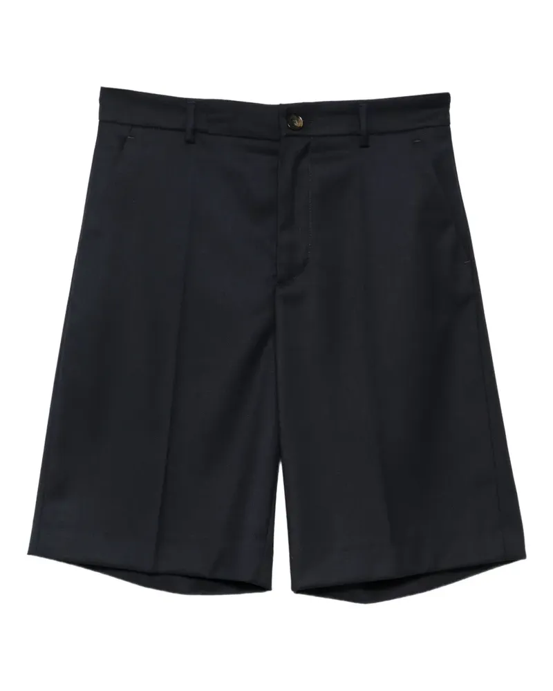 Manuel Ritz pressed-crease tailored shorts - Blau Blau
