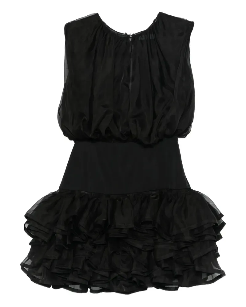 Viktor & Rolf Gerüschtes Bubble-Minikleid - Schwarz Schwarz