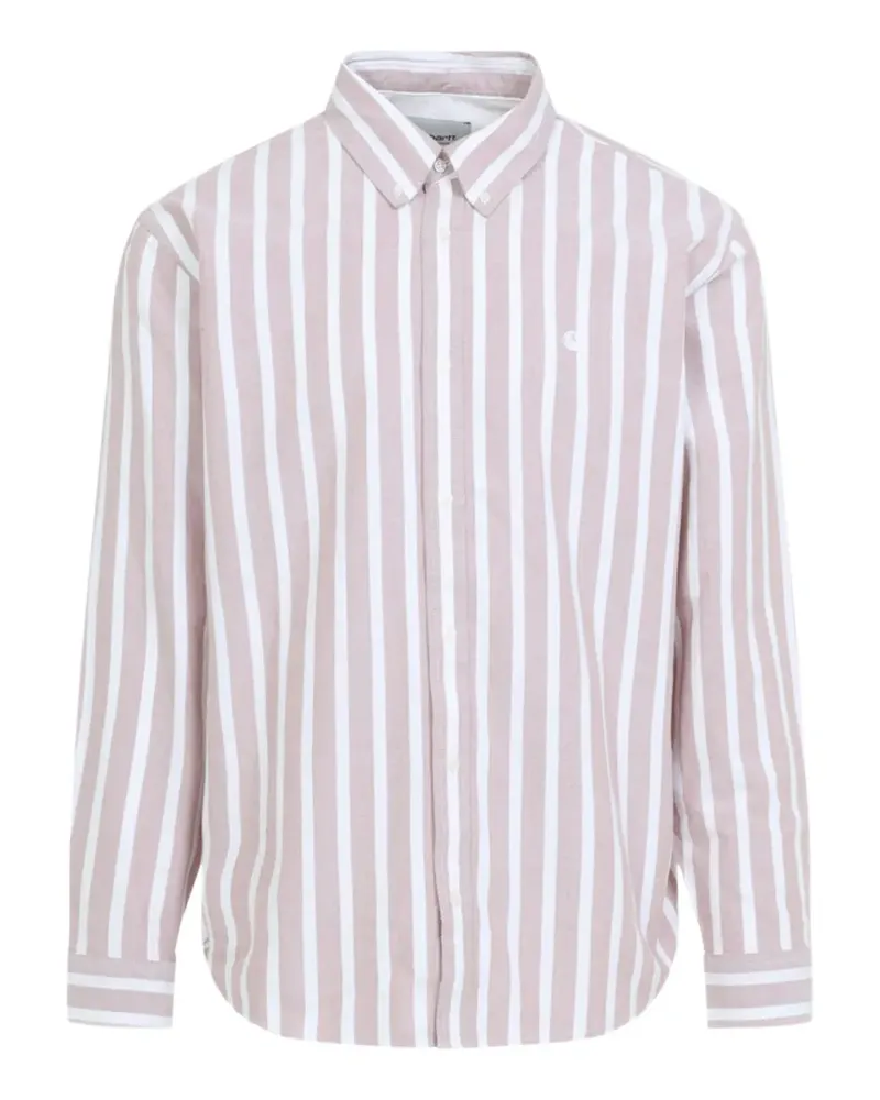 Carhartt WIP Gestreiftes Deven Hemd - Rot Rot