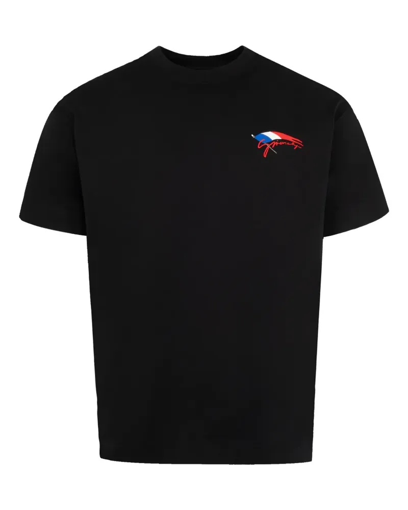 Givenchy T-Shirt mit rundem Ausschnitt - Schwarz Schwarz