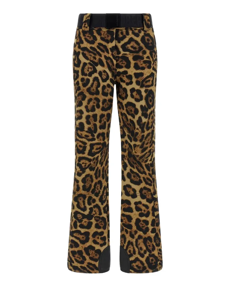 GOLDBERGH Minou Skihose mit Leopardenprint - Nude Nude