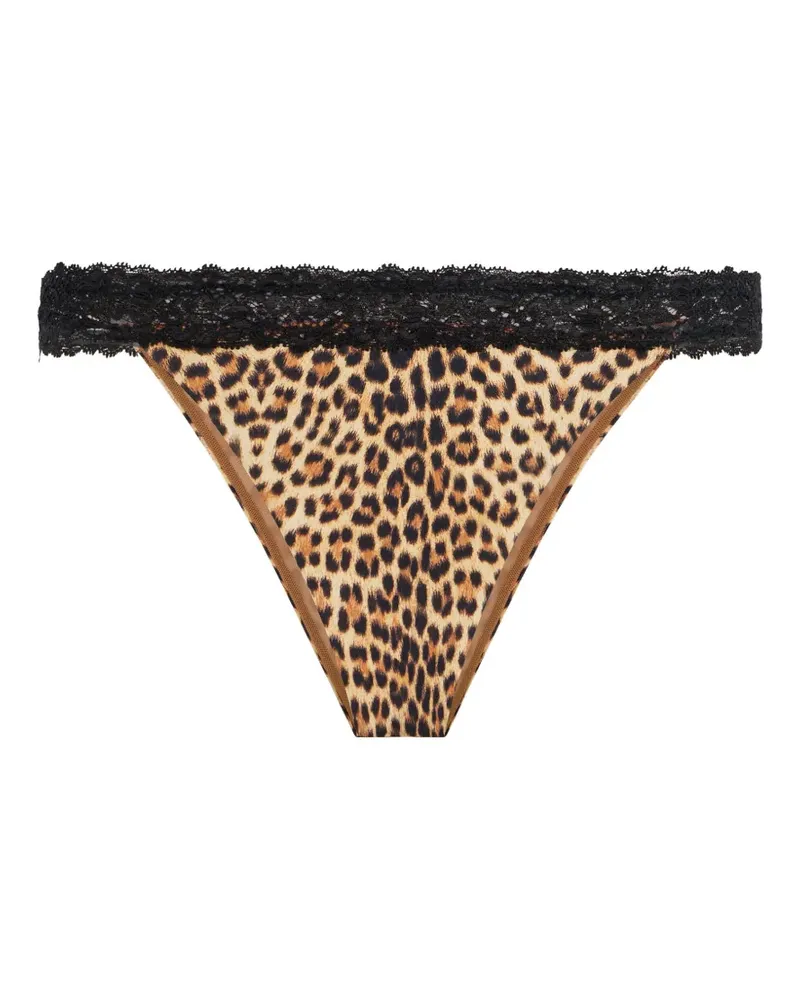 Roberto Cavalli Badeanzug mit Leoparden-Print - Nude Nude
