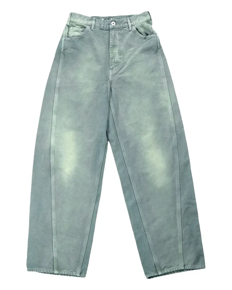 AURALEE cotton tapered jeans - Grün Grün