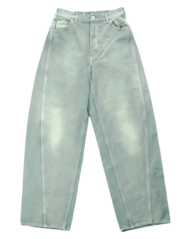 AURALEE cotton tapered jeans - Grün Grün
