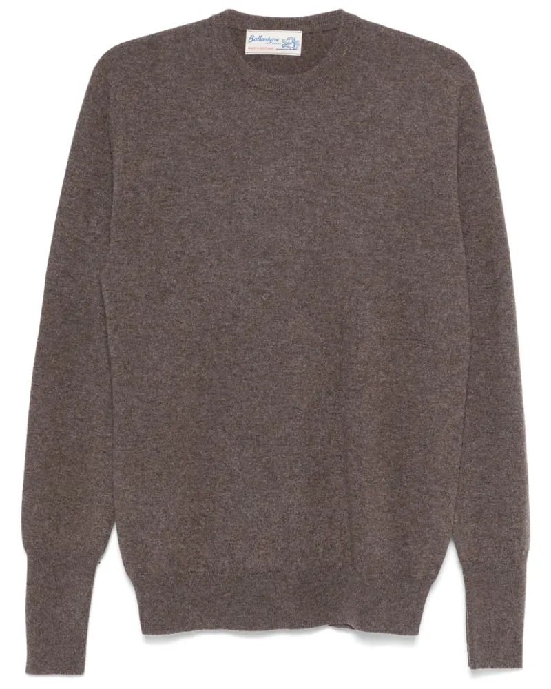 Ballantyne Klassischer Kaschmirpullover - Braun Braun