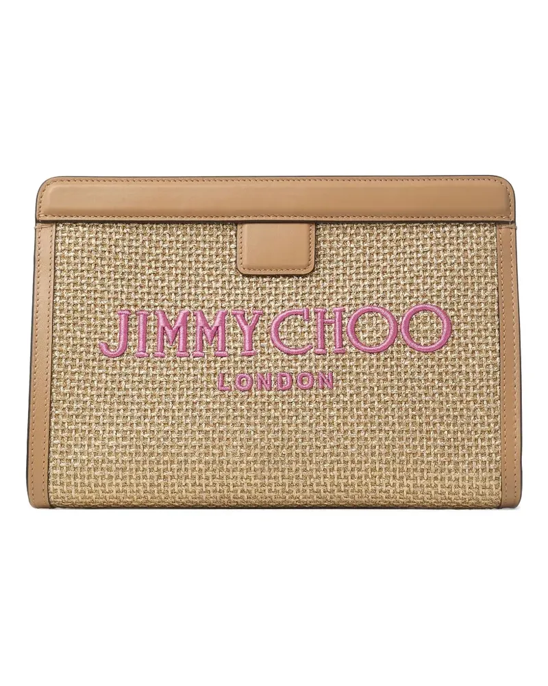 Jimmy Choo Avenue Clutch - Braun Braun