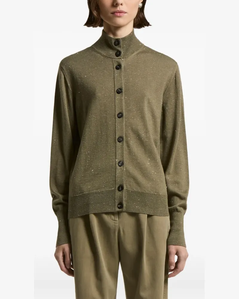 Peserico Cardigan mit Stehkragen - Grün Grün