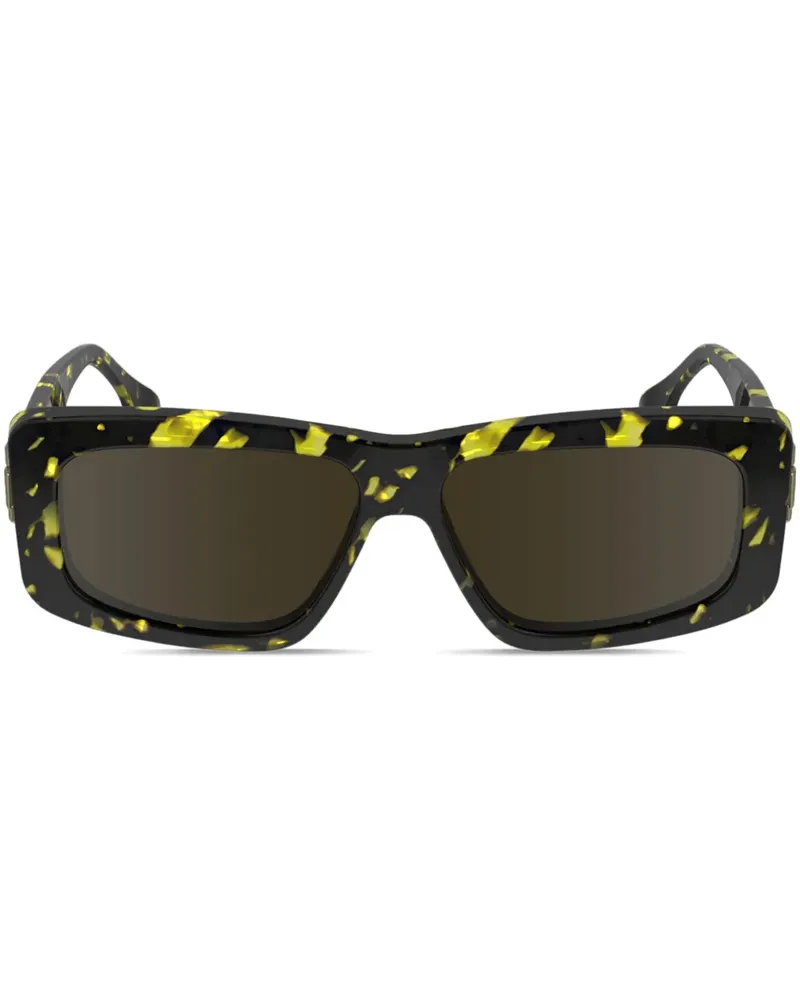 Victoria Beckham Sonnenbrille mit Ziergliedern - Schwarz Schwarz