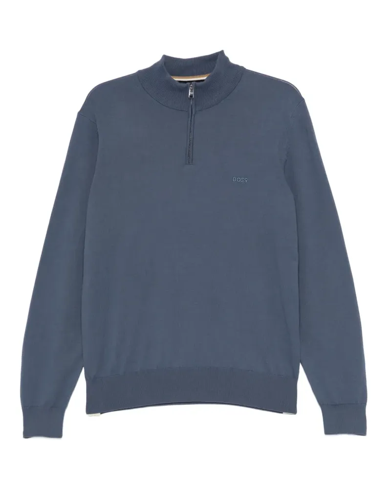 HUGO BOSS half-zip jumper - Blau Blau