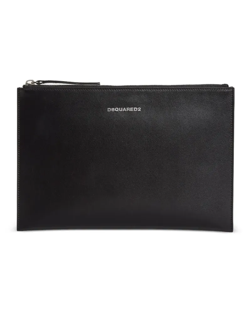 Dsquared2 Klassisches Portemonnaie - Schwarz Schwarz