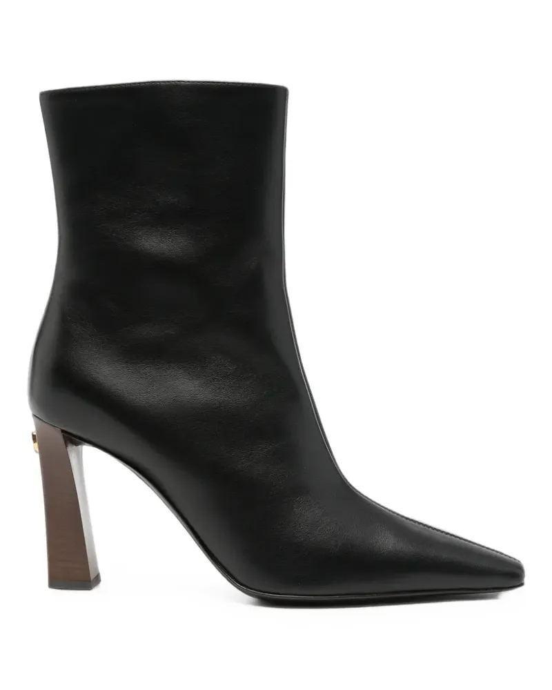 Giuseppe Zanotti pointed-toe leather ankle boots - Schwarz Schwarz
