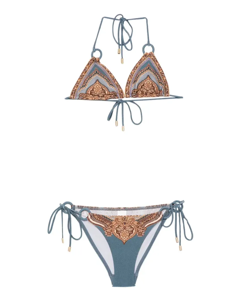 Zimmermann Mahon Ring Bikini - Blau Blau
