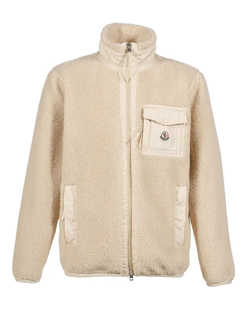 Moncler zip pocket jacket - Nude Nude