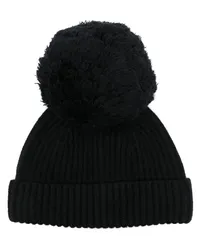 Jean Paul Gaultier Beanie mit Pompons Schwarz