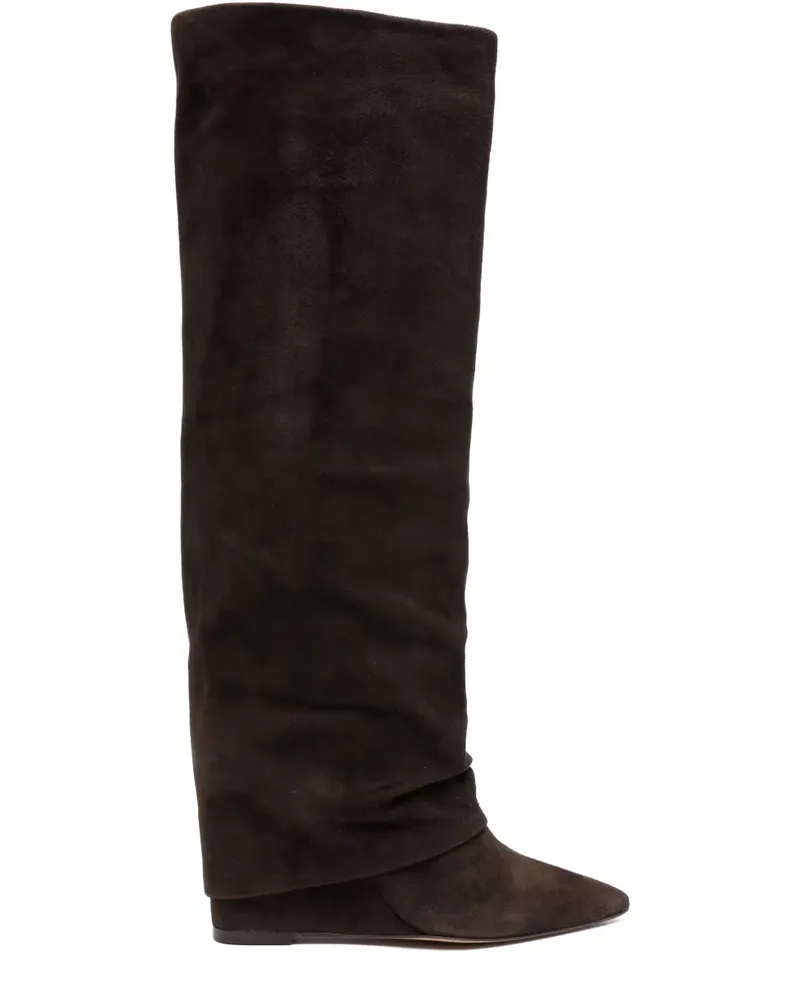 The Seller Stiefel aus Wildleder 90mm - Braun Braun