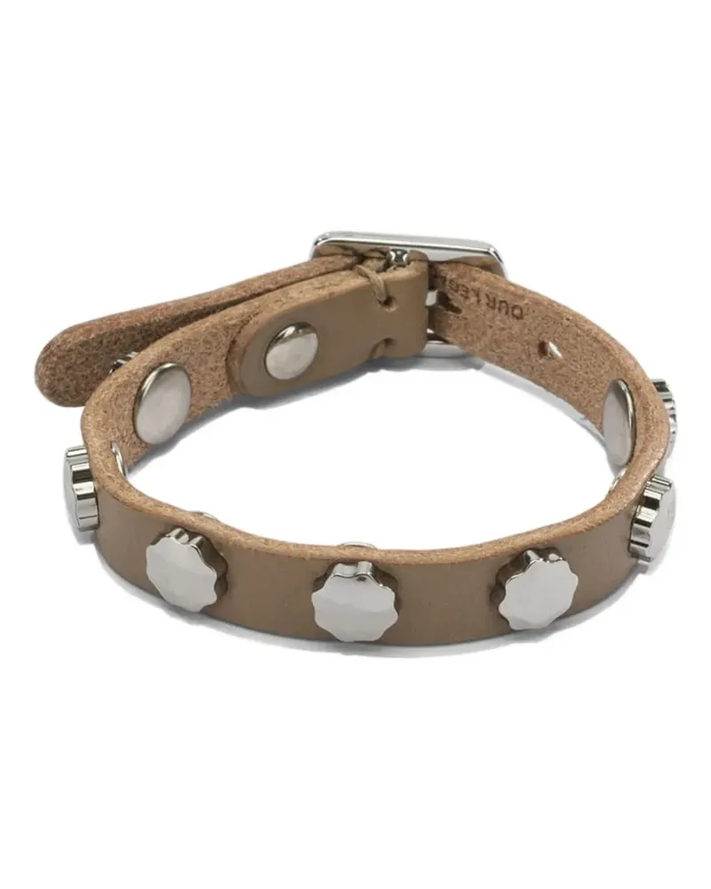 Our Legacy Flower stud-embellished bracelet - Nude Nude