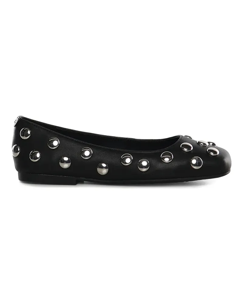 Michael Kors studded leather ballet flats - Schwarz Schwarz