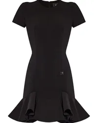 Dsquared2 Midikleid mit Rüschen Schwarz