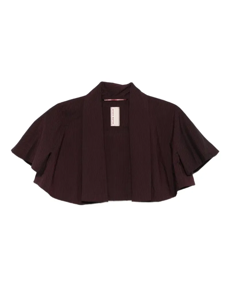 Antonio Marras pinstripe cape - Rot Rot