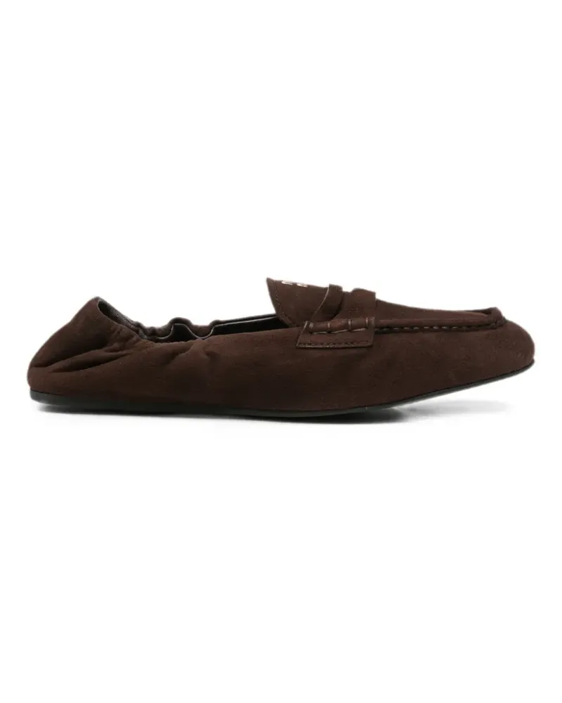 Miu Miu Loafer mit Logo-Prägung - Braun Braun