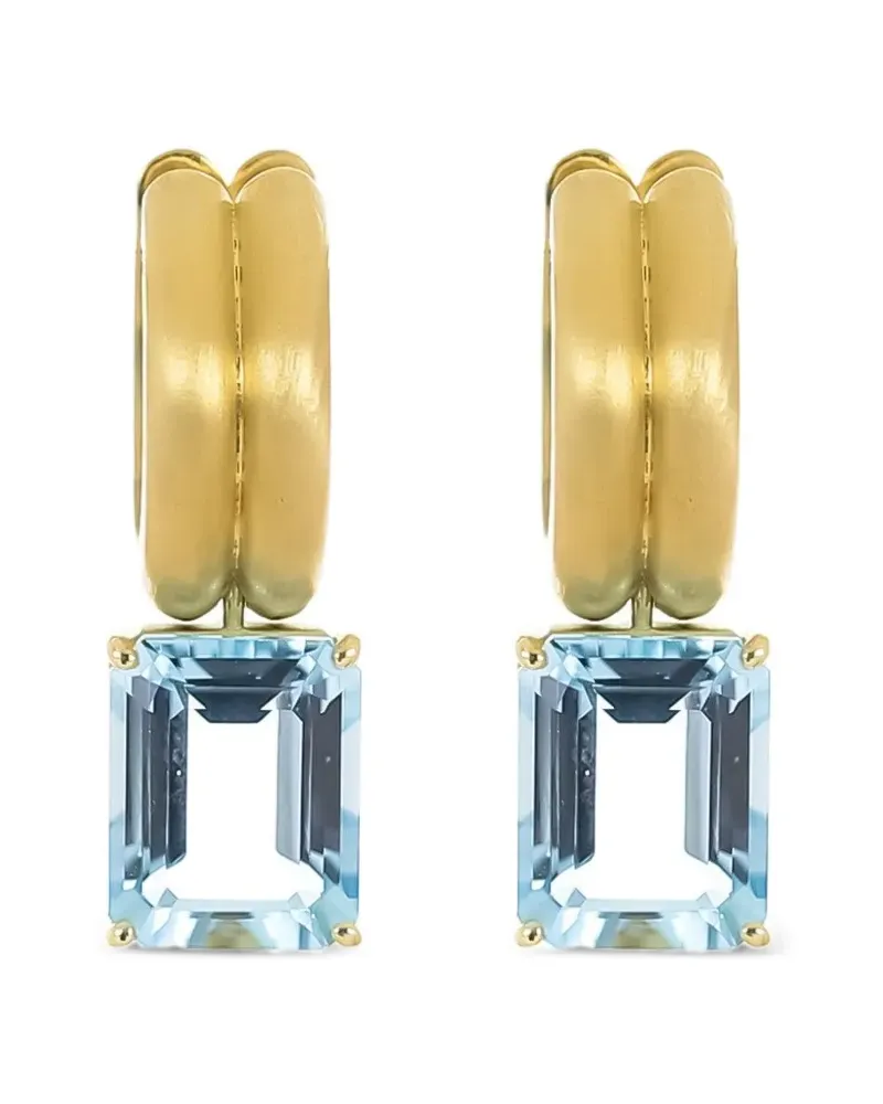 Irene Neuwirth Heroic Ohrringe mit Aquamarin - Gold Gold