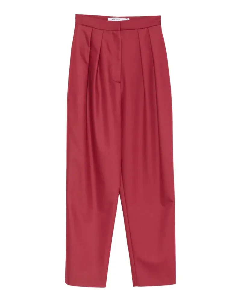 Simona Corsellini pleated tailored trousers - Rot Rot