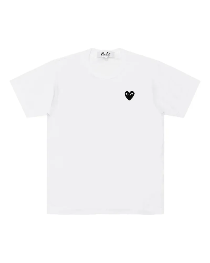 Comme des Garçons T-Shirt mit Herz-Print - Weiß Weiß
