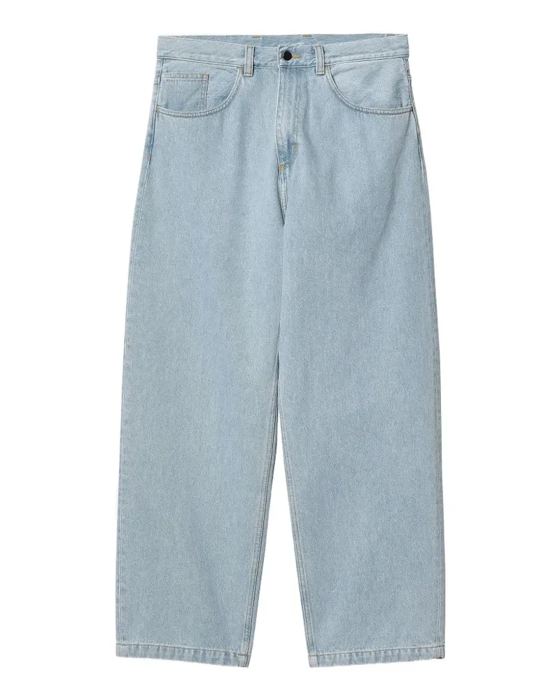 Carhartt WIP Five-Pocket-Jeans mit Logo-Patch - Blau Blau