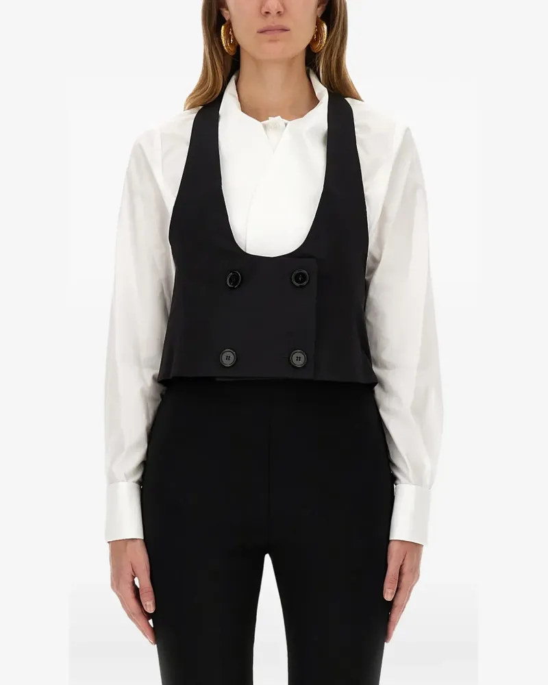 Nina Ricci double-breasted waistcoat - Schwarz Schwarz