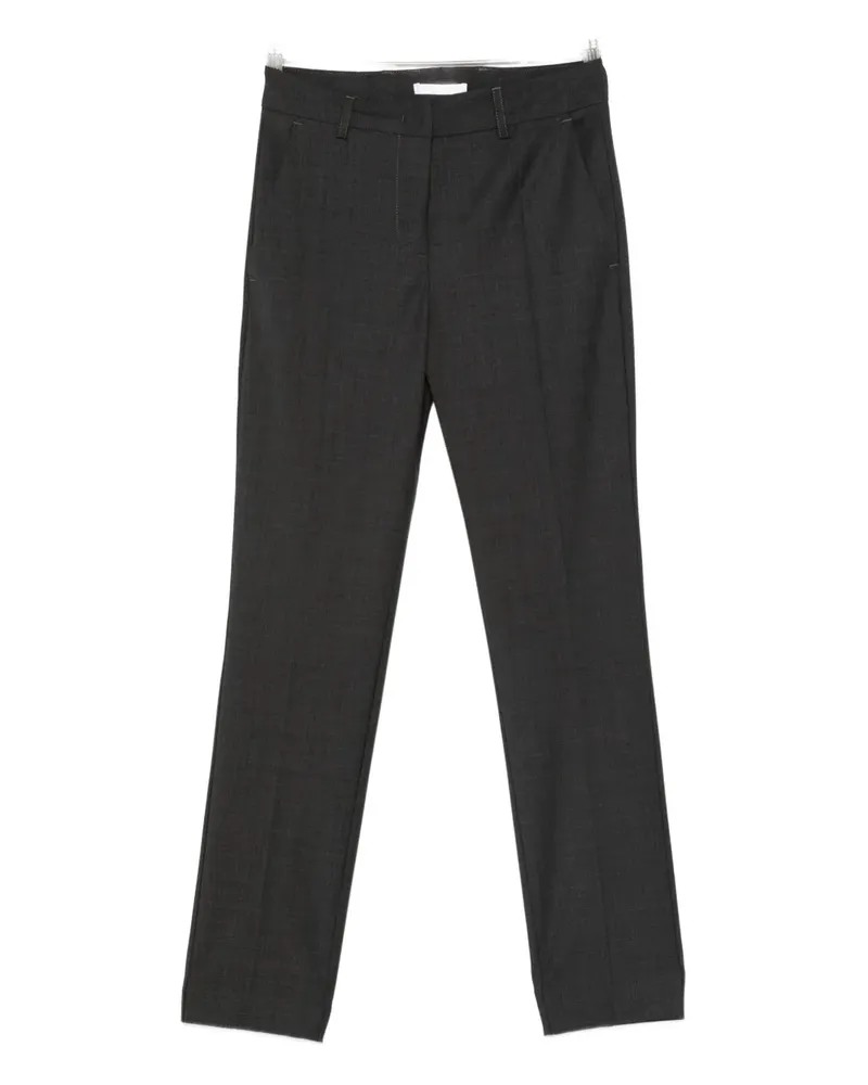 CENERE GB pressed-crease trousers - Grau Grau