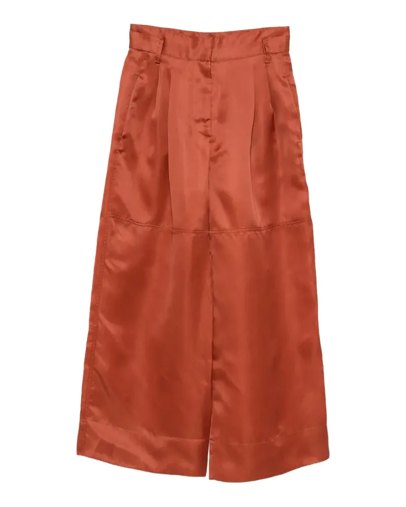 Alberta Ferretti pleated trousers - Rot Rot