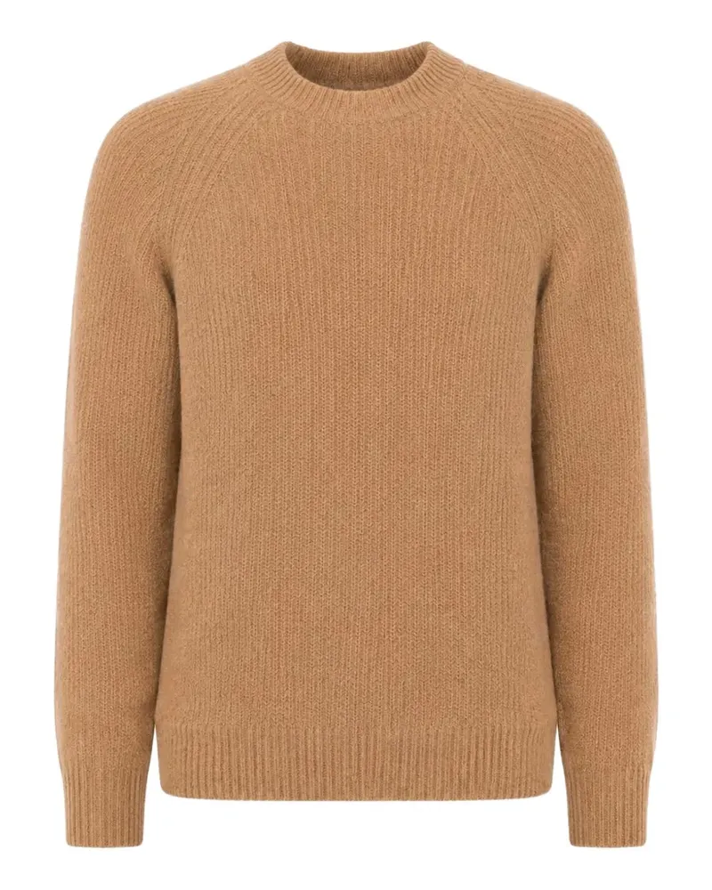 Laneus Pullover im Distressed-Look - Braun Braun