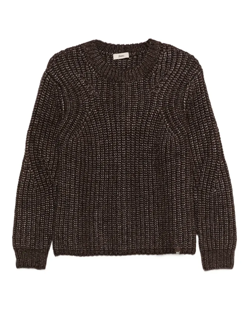Herno Gerippter Pullover - Braun Braun